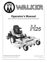 Walker H25 User manual