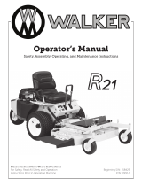 Walker R21 User manual