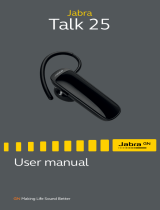 Jabra Écouteurs Intra-auriculaires Mono Talk 25 User manual
