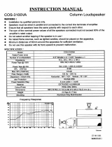 Optimus COS-3100VA User manual