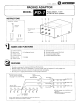 Optimus PD-1 User manual
