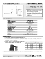 Optimus PT-850BC CM804i User manual