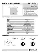 Optimus PU-10 User manual
