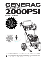 Generac Power Systems 2000PSI Owner's manual