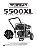 Generac Portable Products 5500XL Owner's manual