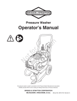 Simplicity PRESSURE WASHER, 2200@1.9 BRIGGS & STRATTON MODEL 020635-00 User manual