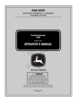 Simplicity OPERATOR'S/WDS MANUAL JOHN DEERE 6200 WATT GENERATOR MODEL- 030345-0, 030419-0 User manual