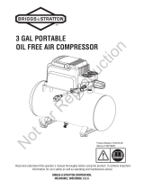 Simplicity 3-GAL COMPRESSOR (0100341) User manual