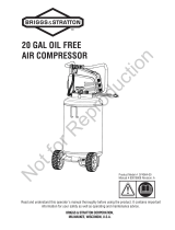 Simplicity AIR COMPRESSOR, 20-GALLON STATIONARY User manual