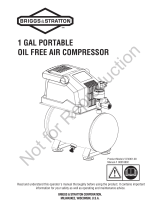 Briggs & Stratton 1-GAL COMPRESSOR (0100141) User manual