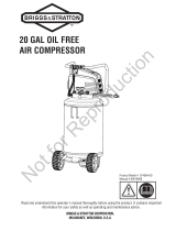 Simplicity 20-GAL COMPRESSOR (0332046) User manual