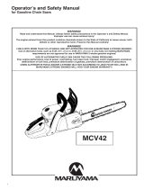 Maruyama MCV42 Owner's manual
