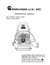 Maruyama BL480 Owner's manual