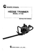 Maruyama HT159 & HT159L Owner's manual