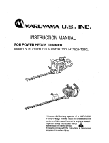 Maruyama HT250 & HT250L Owner's manual