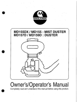 Maruyama MD157D & MD159D Owner's manual