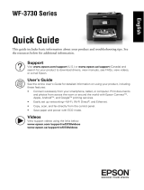 Epson WorkForce Pro WF-3733 Quick start guide