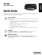 Epson XP-530 Quick start guide