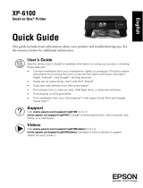 Epson XP-6100 Quick start guide