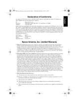 Epson ET-M1170 Important information