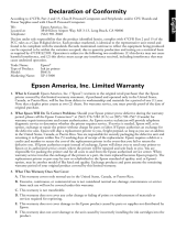 Epson XP-15000 Important information