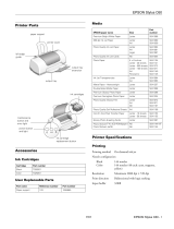 Epson Stylus C60 User guide