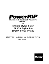 Epson Stylus Color User manual