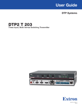 Extron electronics DTP2 T 203 User manual