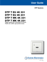 Extron DTP T MK 4K 231 User manual