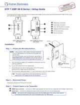 Extron DTP T HWP 4K 231 D User manual