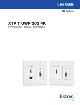 Extron XTP T UWP 202 4K User manual