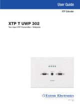 Extron XTP T UWP 302 User manual