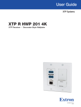 Extron XTP R HWP 201 User manual