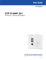 Extron XTP R HWP 201 User manual