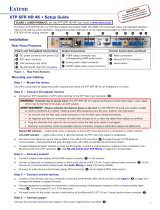 Extron XTP SFR HD 4K User manual