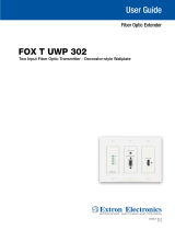 Extron FOX T UWP 302 User manual