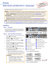 Extron electronics FOX3 R 311 User manual