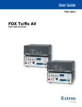 Extron FOX Tx AV User manual