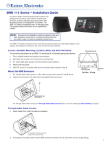 Extron SMB 110 Series User manual