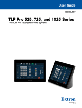 Extron TLP Pro 725M User manual
