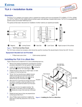 Extron TouchLink Adapter Mount User manual