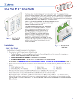 Extron MLC Plus 84 D User manual