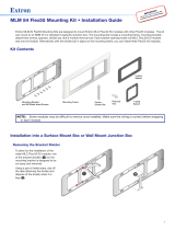 Extron electronics MLM 84 Flex55 User manual