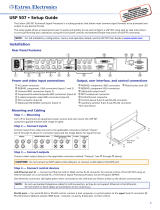 Extron electronics USP 507 User manual