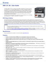 Extron electronicsHDP 101 4K