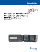 Extron CrossPoint 450 Plus 64 Series User manual