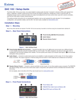 Extron DAC 102 User manual