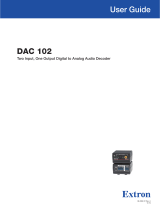 Extron DAC 102 User manual