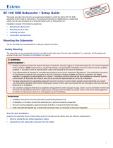 Extron SF 10C SUB User manual