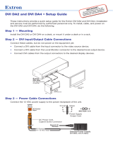 Extron electronics DVI DA4 User manual